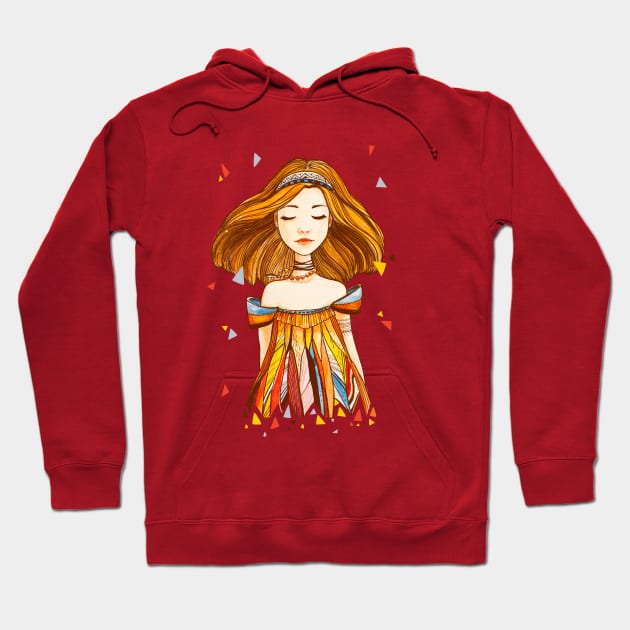 November dreams Hoodie by Olya Yatsenko